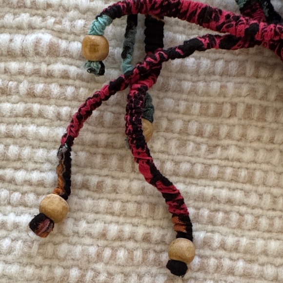 Indah Makoa Print Smocked Fabric Bikini Bottom Size M (But Tiny!!) - Picture 5 of 6